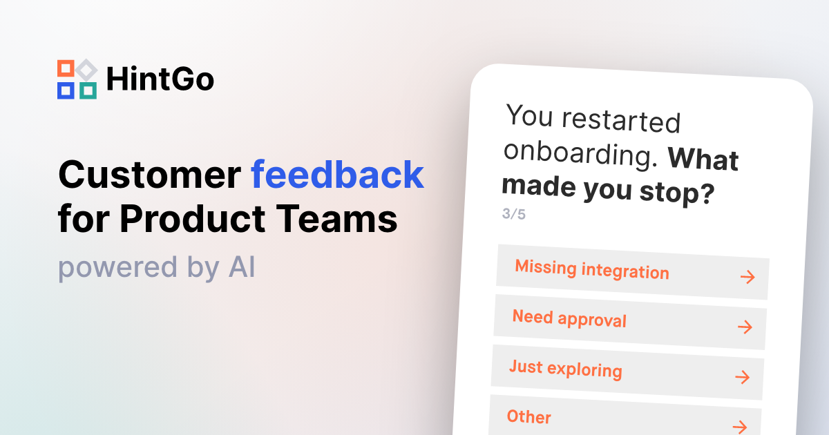 Customer Feedback for Product Teams